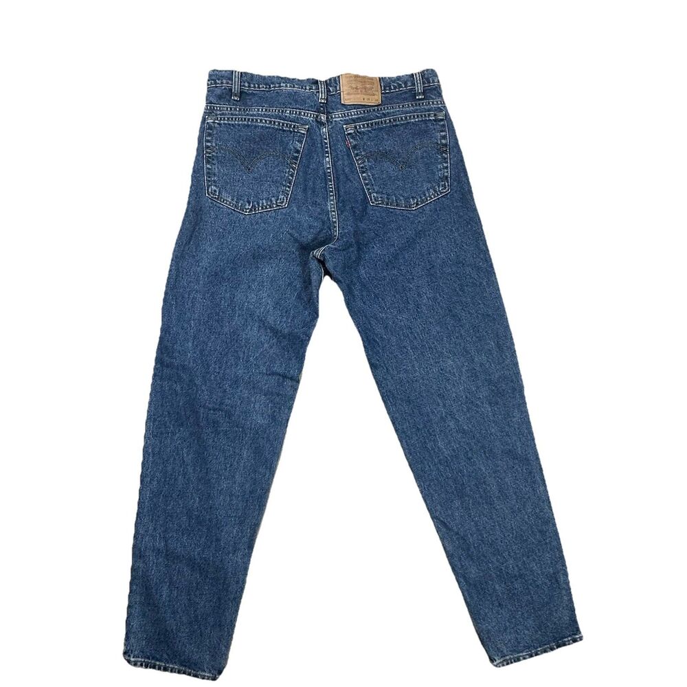 VTG Levi's 550 Men’s Tag Size 38 X 34 StoneWash Blue Denim Jeans 90s Canada